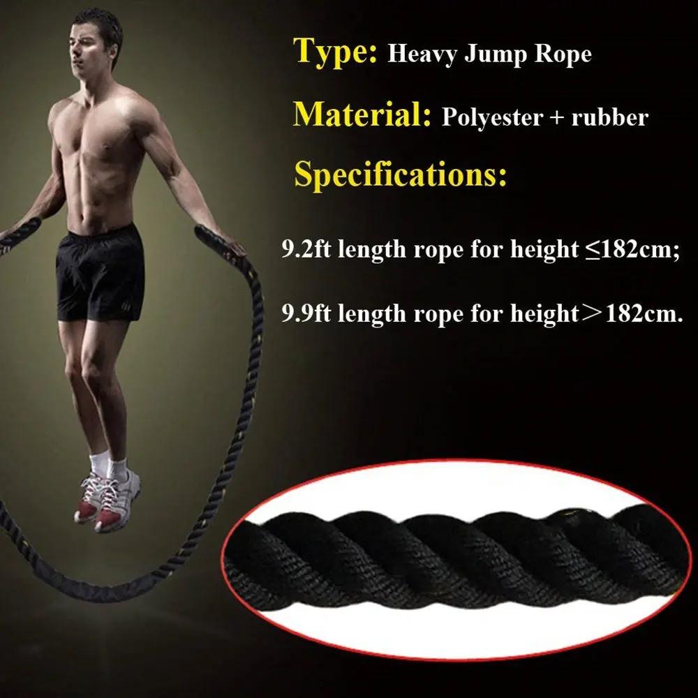 Rope Battle Skipping Ropes Power Training  Fitness Home Gym Equipment PeakPursuitFitness