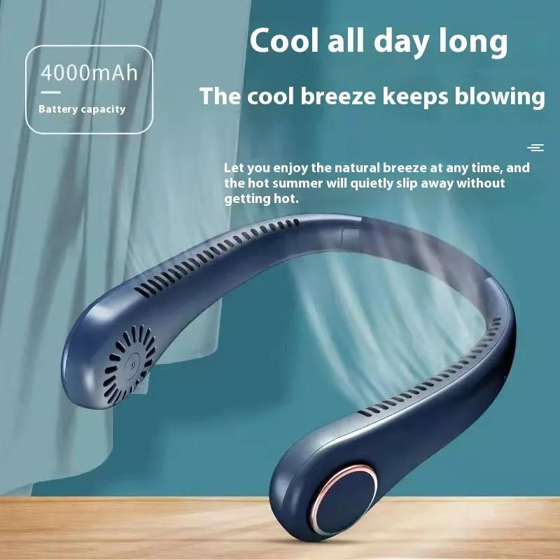 USB Charging For Your Outdoor Sports Neck Hanging Fan PeakPursuitFitness