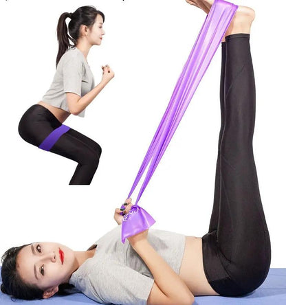 Yoga fitness resistance band PeakPursuitFitness