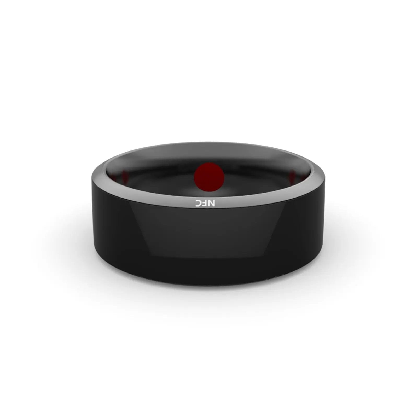 Smart Ring Wearable Device Multifunctional Black High-tech PeakPursuitFitness