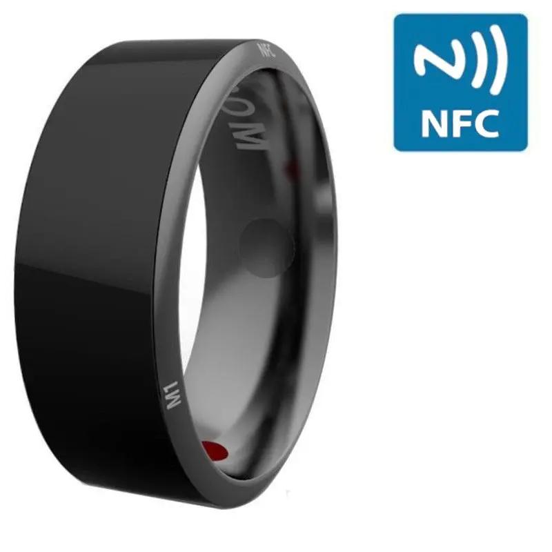 Smart Ring Wearable Device Multifunctional Black High-tech PeakPursuitFitness