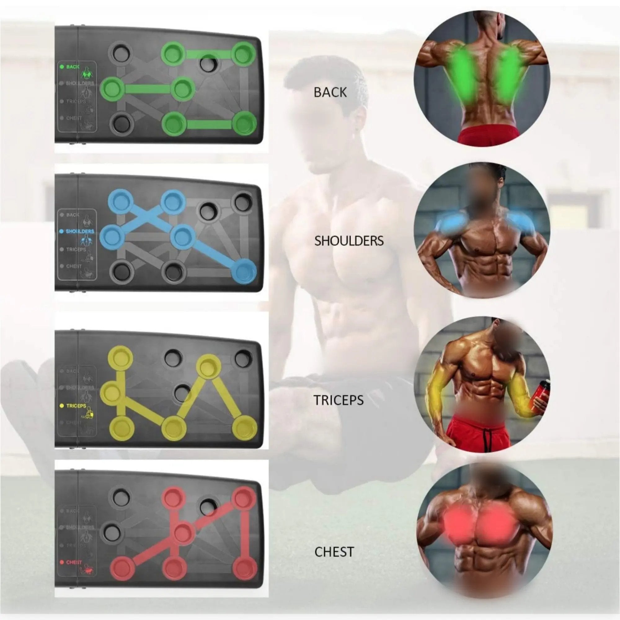 Smart Push-Up Board Full Body Training, Anytime, Anywhere PeakPursuitFitness