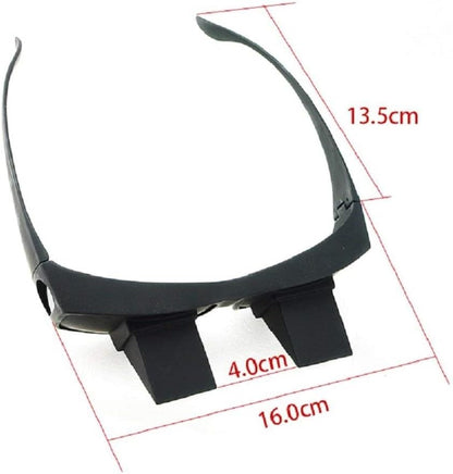 Ergonomic Reading Prism: Anti-Fatigue Bed Spectacles for Reading, TV & Gaming