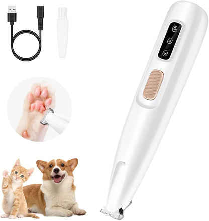 Low-Noise LED Clippers for Dogs & Cats | Tangle-Free Hygiene Trimming PeakPursuitFitness