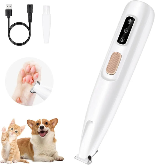 Low-Noise LED Clippers for Dogs & Cats | Tangle-Free Hygiene Trimming PeakPursuitFitness