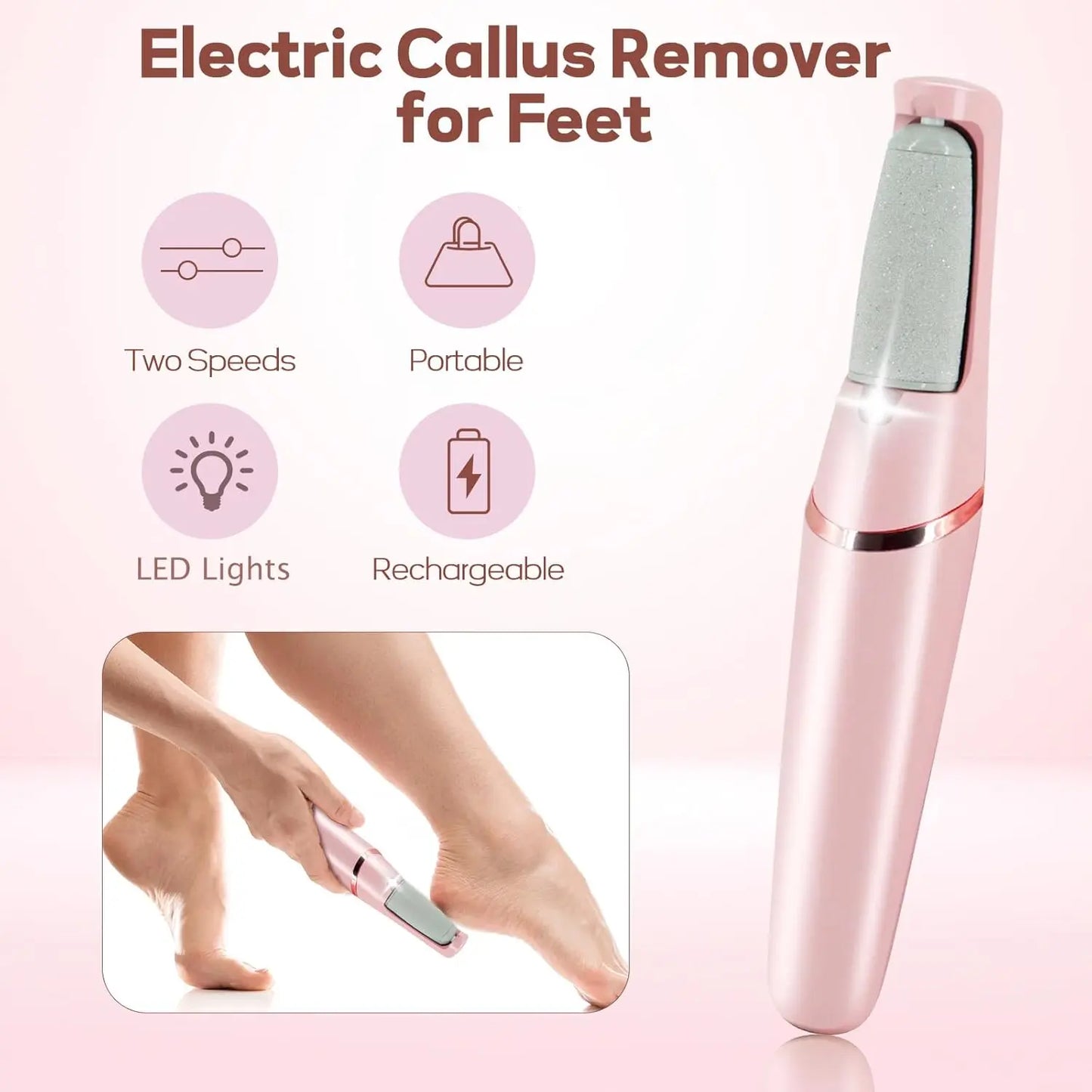 The #1 Electric Foot File for Salon-Smooth Feet in Minutes