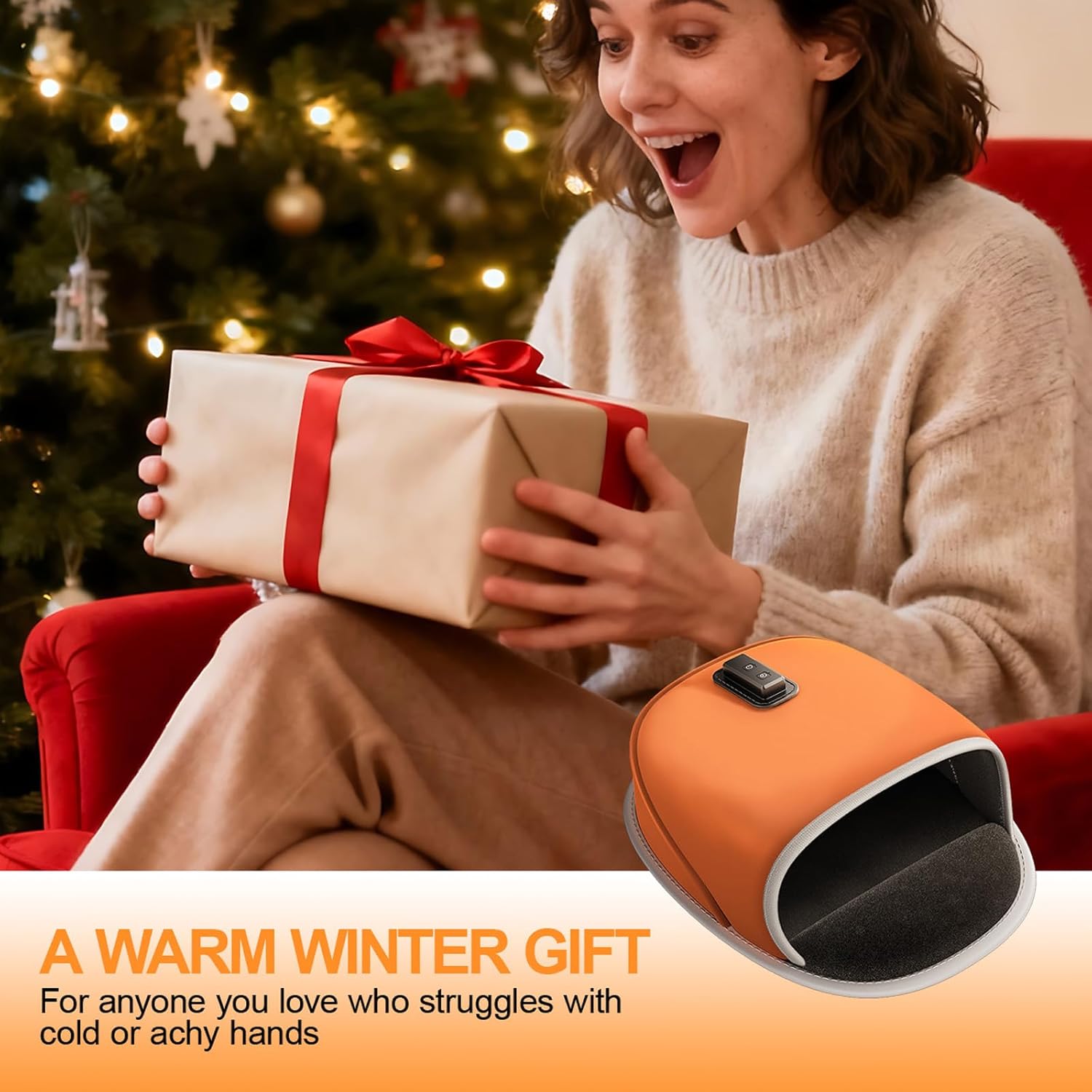 DeskReset™ Heated Hand Recovery Massager