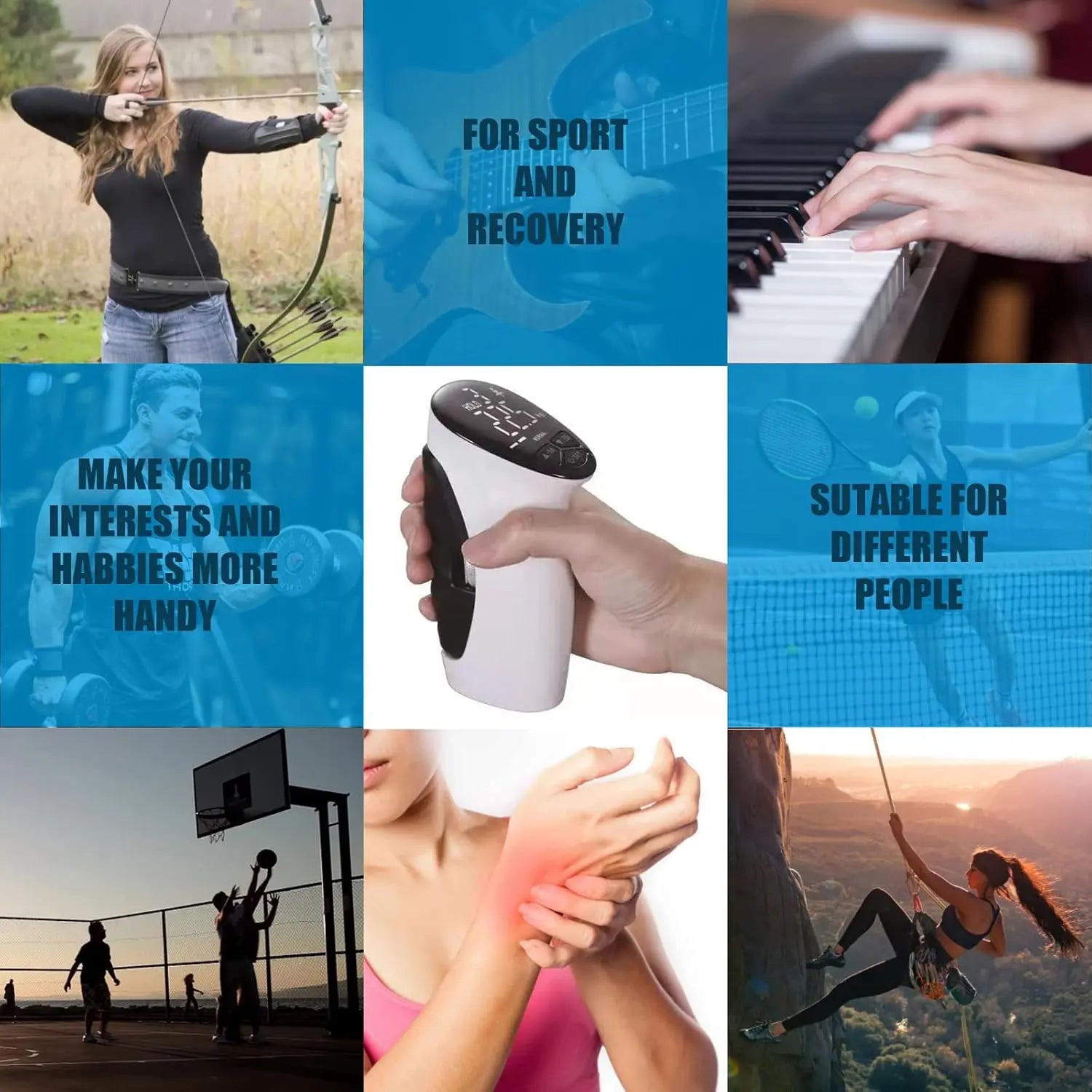 PowerScore™ Hand Dynamometer: Crush Your PRs & The Competition