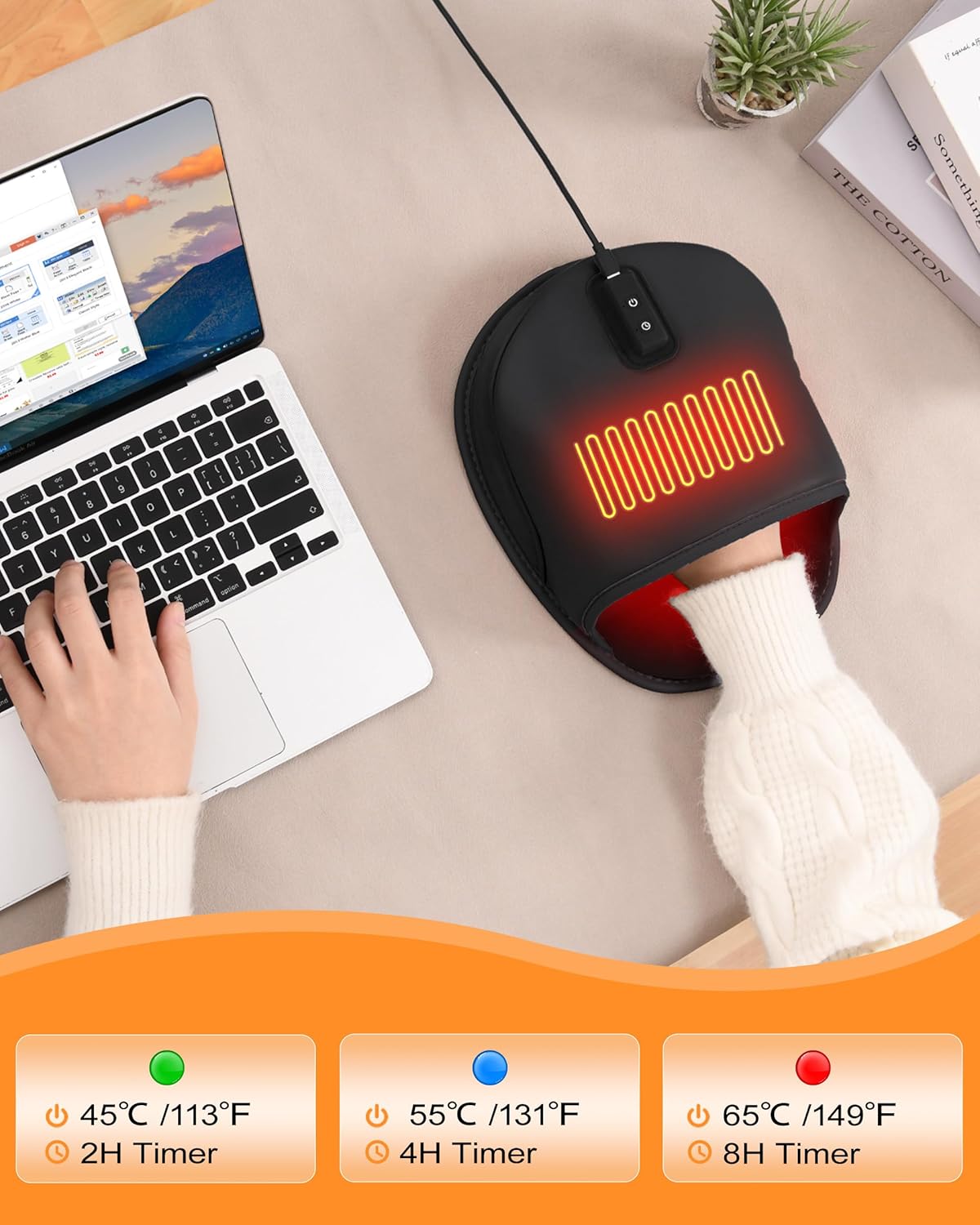 DeskReset™ Heated Hand Recovery Massager