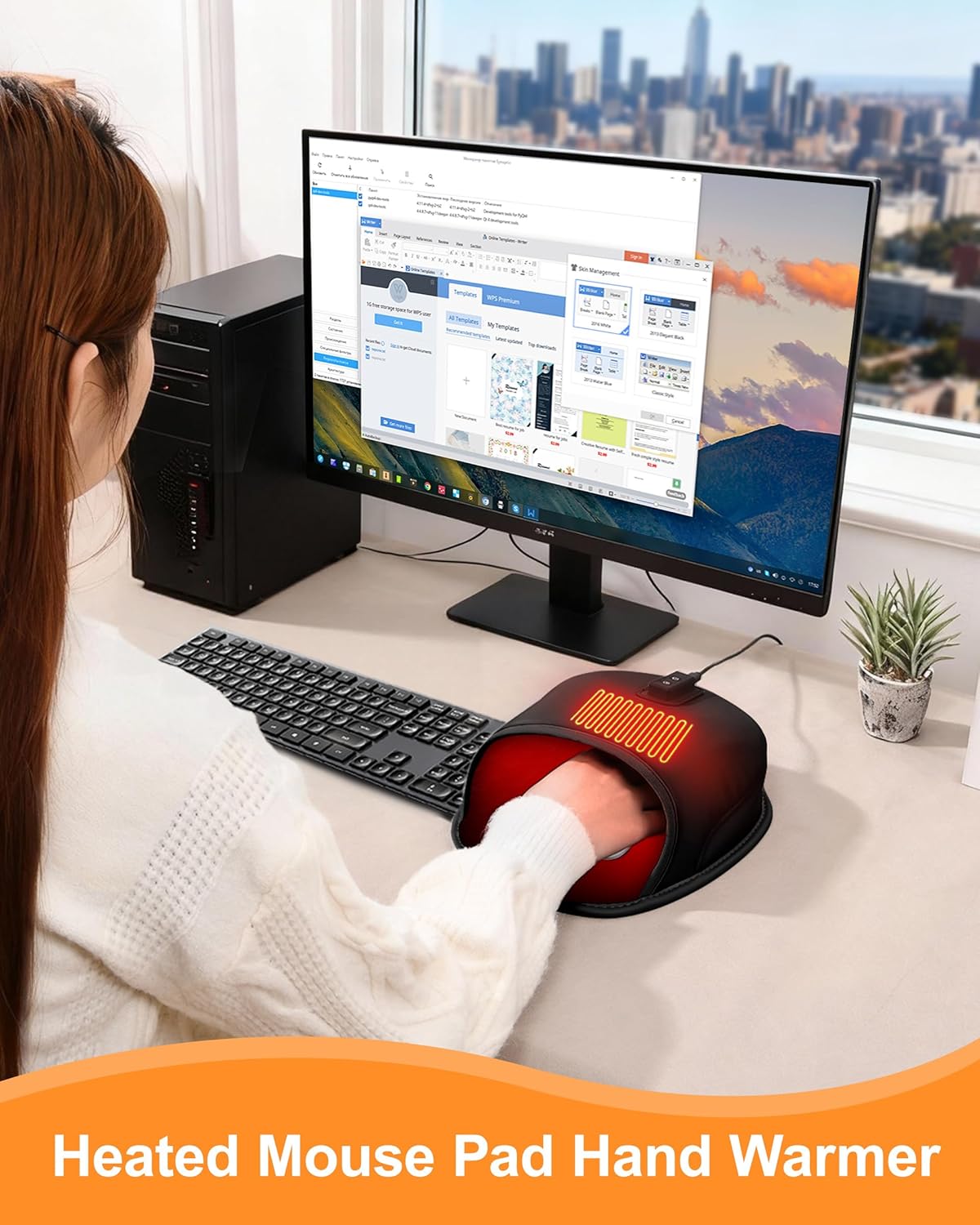 DeskReset™ Heated Hand Recovery Massager