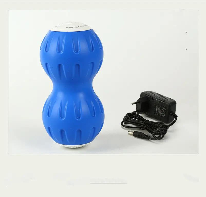 Electric Vibrating Peanut Ball Muscle Relaxing Home Gym Fitness Yoga Massager Vibrating Peanut Ball PeakPursuitFitness