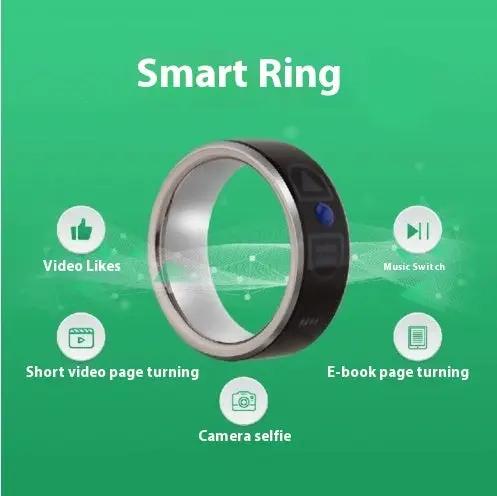 Compatible With  , New Smart Bluetooth Ring Wearable Device PeakPursuitFitness