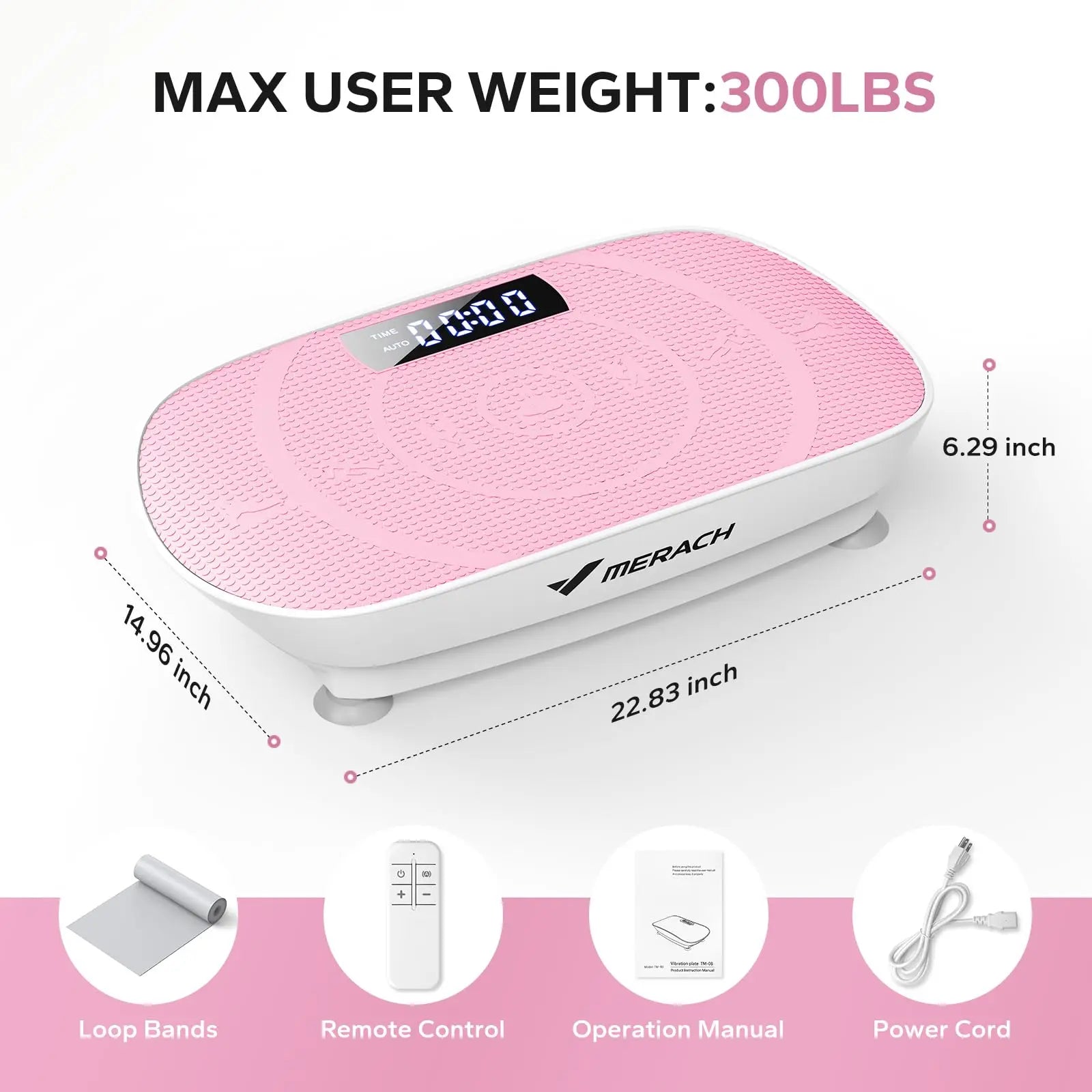 MERACH Vibration Plate – Full Body Workout & Weight Loss Machine