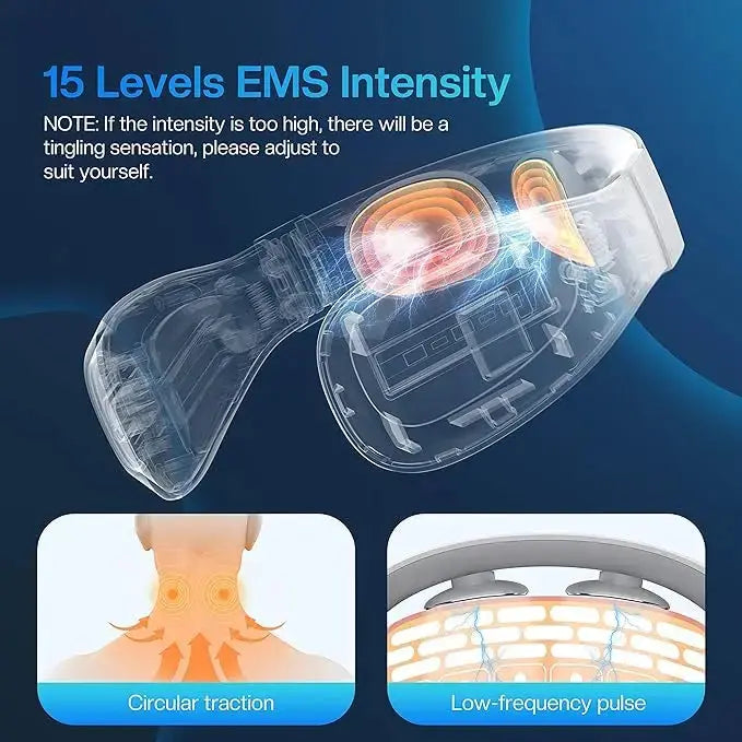 Portable Mini Cervical Massager – Deep Tissue & Heat Therapy PeakPursuitFitness