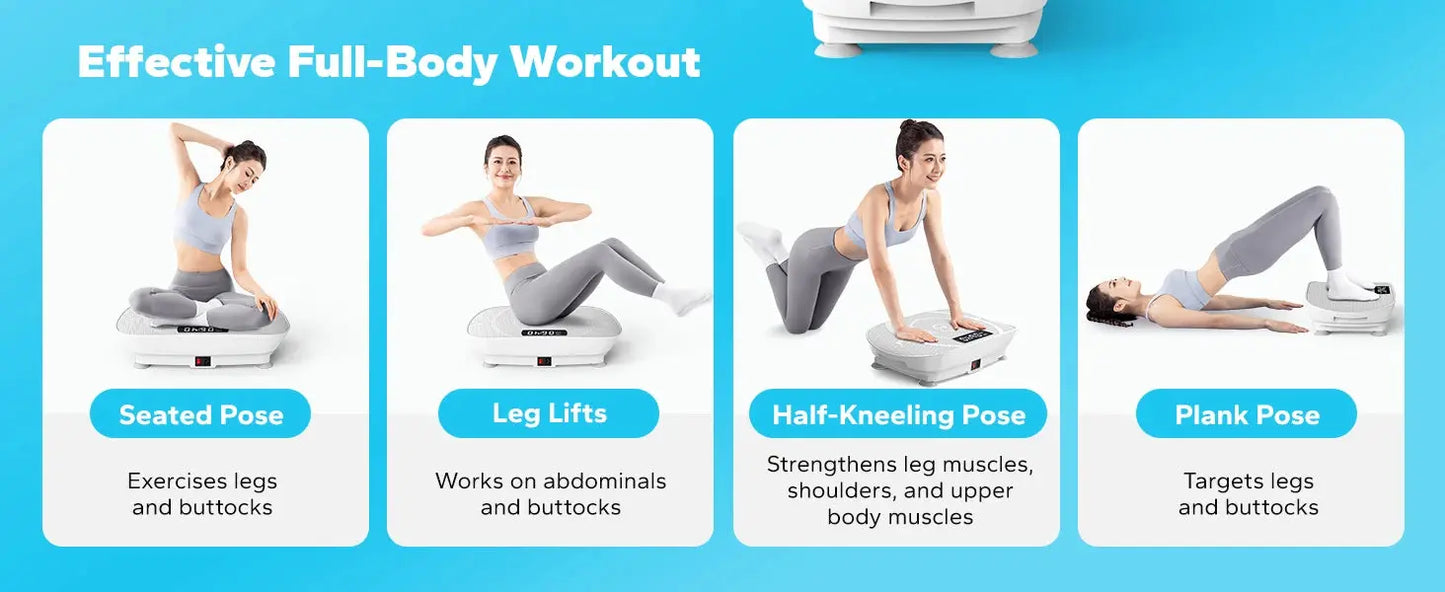 MERACH Vibration Plate – Full Body Workout & Weight Loss Machine