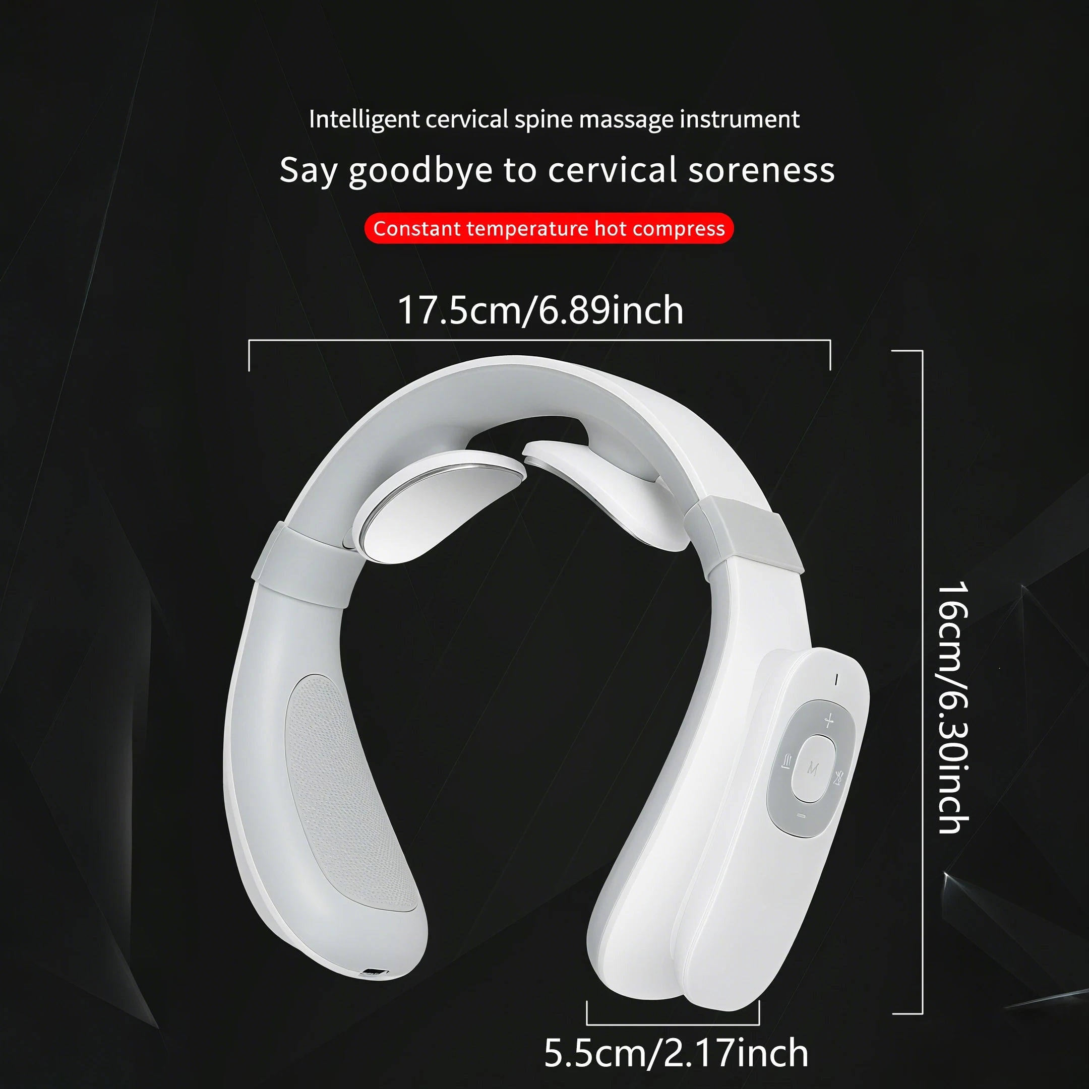 Portable Mini Cervical Massager – Deep Tissue & Heat Therapy