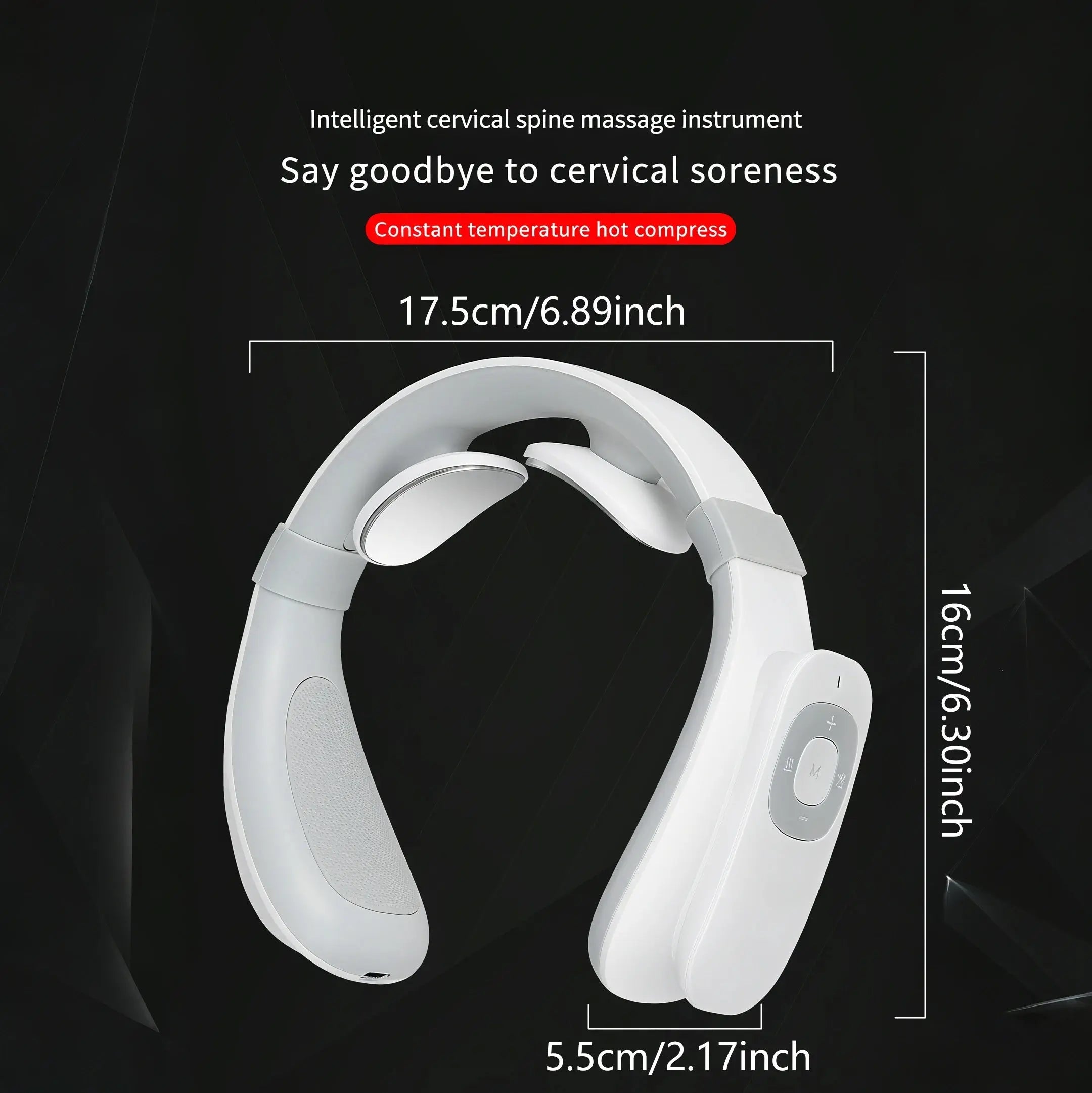 Portable Mini Cervical Massager – Deep Tissue & Heat Therapy PeakPursuitFitness