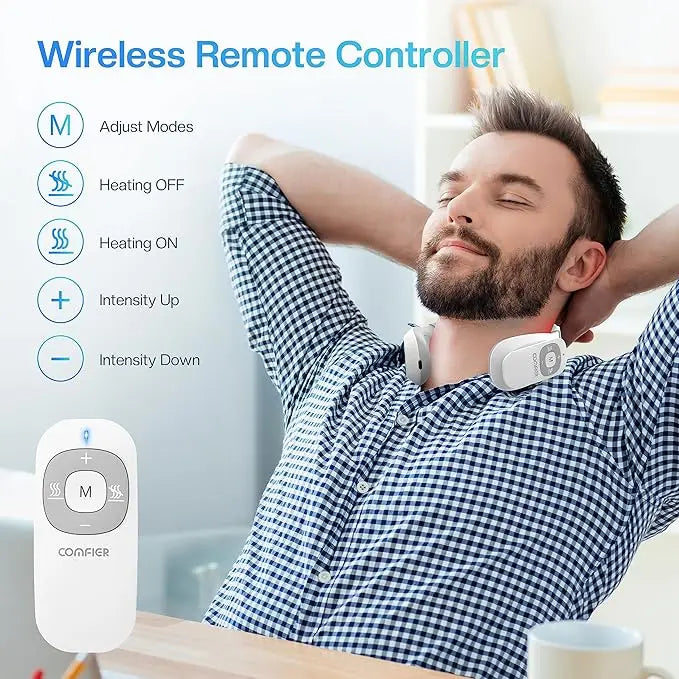 Portable Mini Cervical Massager – Deep Tissue & Heat Therapy