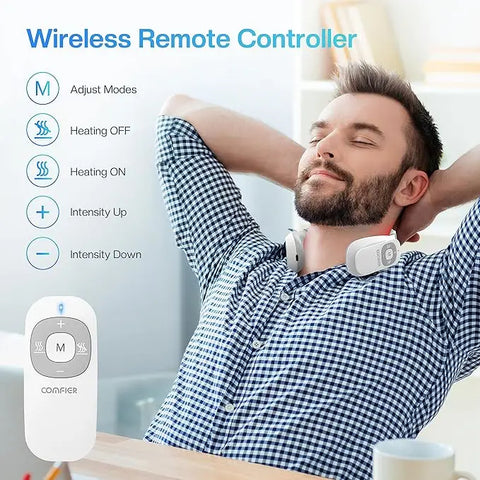 Portable Mini Cervical Massager – Deep Tissue & Heat Therapy