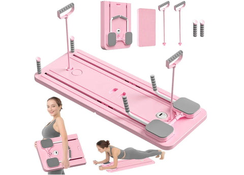 Adjustable Pilates Board Workout Board – Home Abs, Push-Up & Yoga Trainer