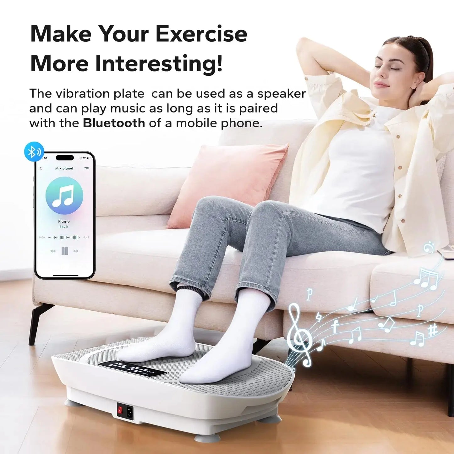 MERACH Vibration Plate – Full Body Workout & Weight Loss Machine