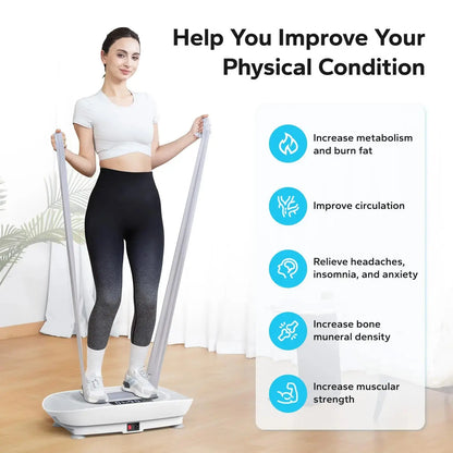 MERACH Vibration Plate – Full Body Workout & Weight Loss Machine