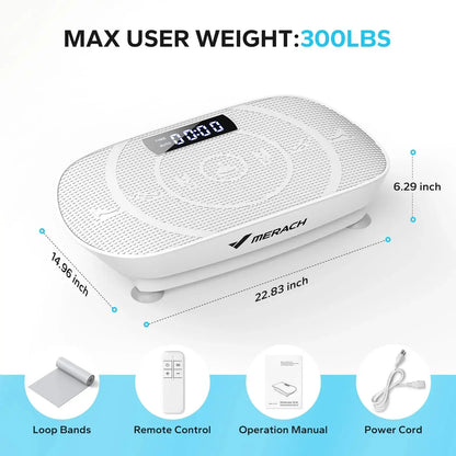 MERACH Vibration Plate – Full Body Workout & Weight Loss Machine