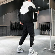 Men's Tracksuit – Hooded Jacket & Jogger Pants 2-Piece Sportswear