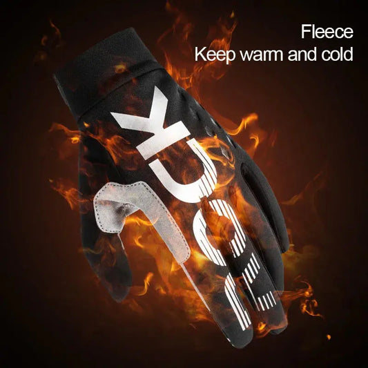 ROCKBROS glovesWaterproof Thermal Cycling Gloves – Touchscreen MTB & Motorcycle Gloves PeakPursuitFitness