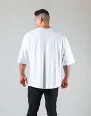 Men’s Gym T-Shirt– Loose Fit Workout Tee M–XXXL