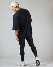 Men’s Gym T-Shirt– Loose Fit Workout Tee M–XXXL