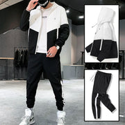 Men's Tracksuit – Hooded Jacket & Jogger Pants 2-Piece Sportswear
