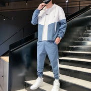 Men's Tracksuit – Hooded Jacket & Jogger Pants 2-Piece Sportswear