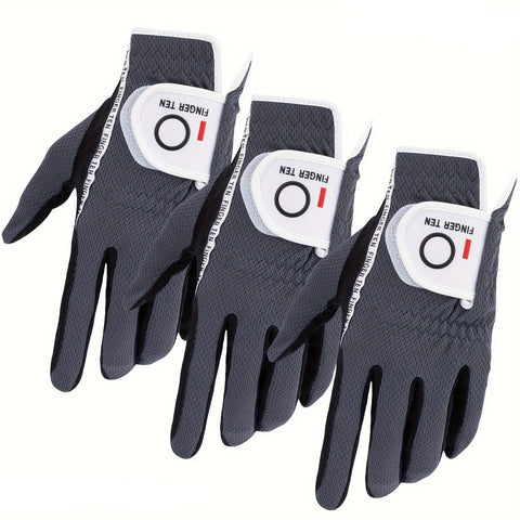Left Hand Golf Gloves – Left Hand, 3-Pack for Wet Weather