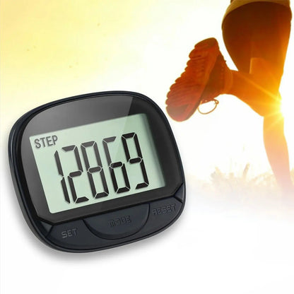 3D Pedometer with Clip – Multi-Function Step Counter & Fitness Tracker