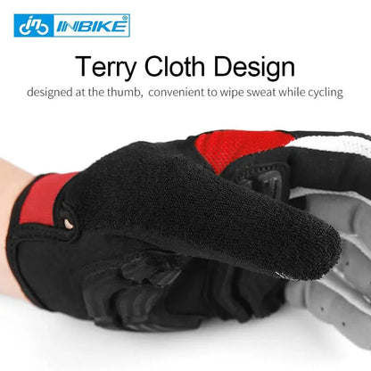 INBIKE Full Finger Cycling Gloves – MTB Touchscreen Bike & Sports Gloves PeakPursuitFitness
