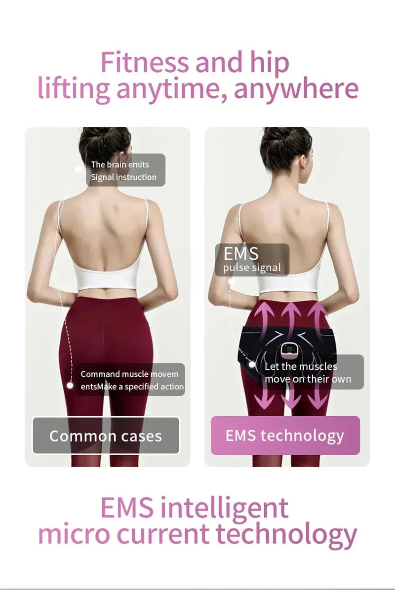 EMS Butt Trainer – USB Rechargeable Hip & Glute Muscle Stimulator