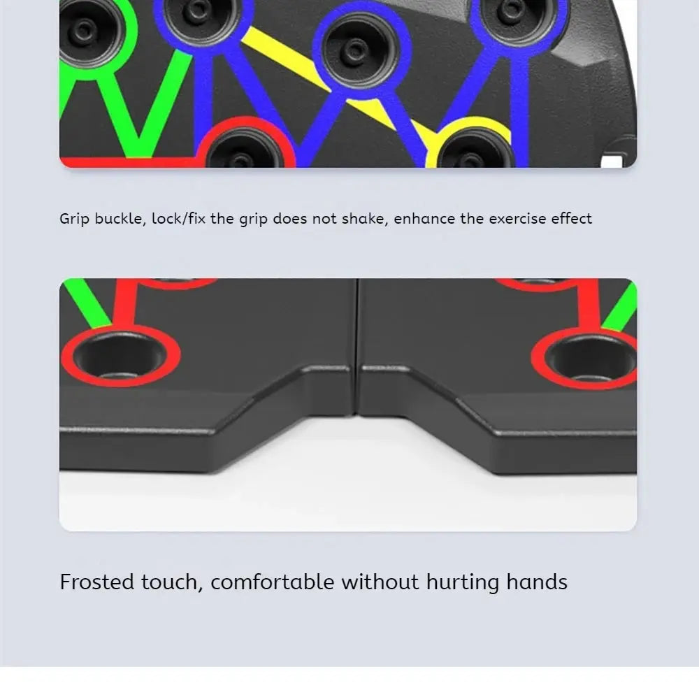 Foldable Push-Up Board – Portable Home Gym Chest & Core Trainer