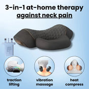 Soothe 3-in-1 Neck Massager Pillow – Heat, Vibration & Traction Support