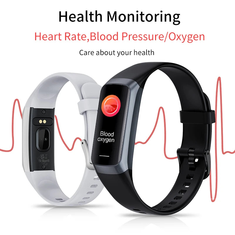 LIGE 1.1" AMOLED Smartwatch – Fitness Tracker for Men & Women