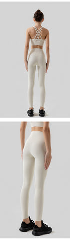 women's yoga sportswear– Fitness Leggings & Bra Top Outfit