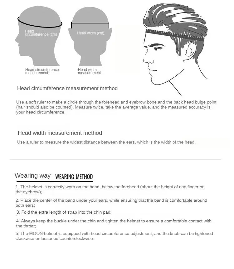 MOON Sports Bicycle Helmet – Lightweight PC+EPS Road Cycling Helmet PeakPursuitFitness