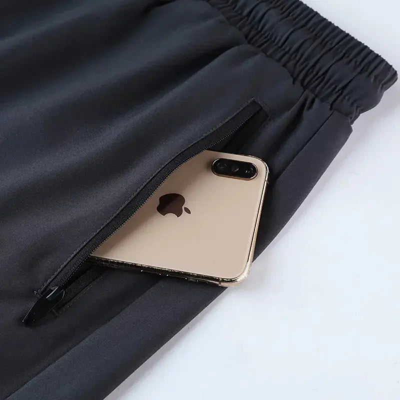 men's workout shorts – Quick-Dry Cropped Training Pants PeakPursuitFitness