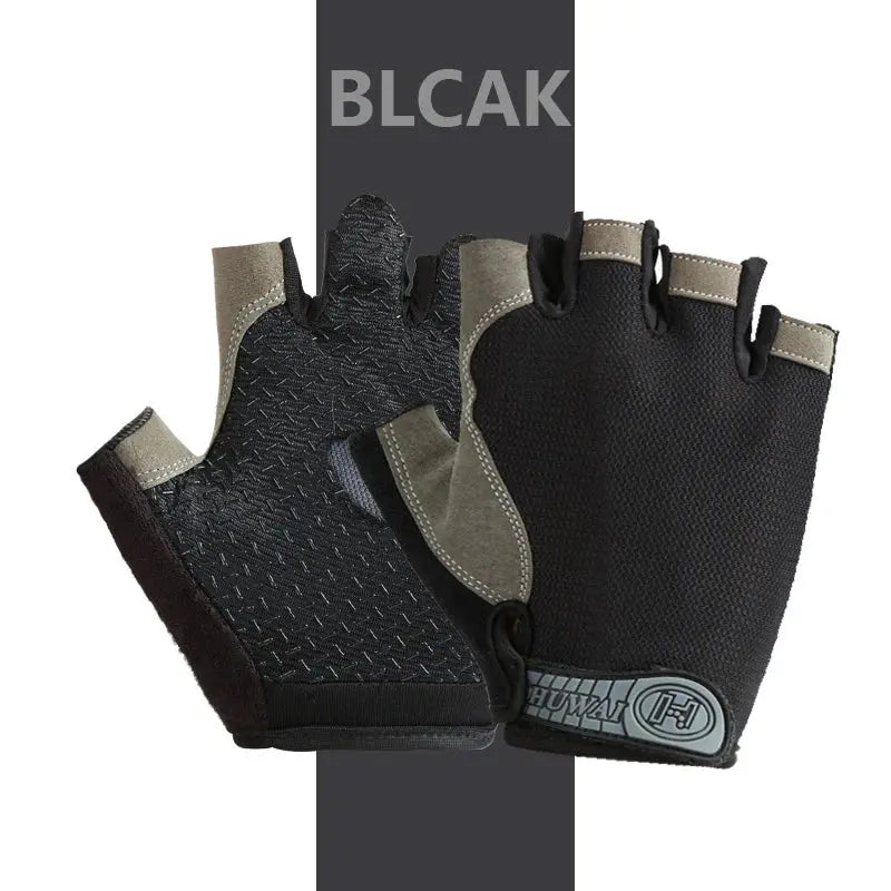 Anti-Slip Gym Gloves– Breathable Workout & Cycling Gloves