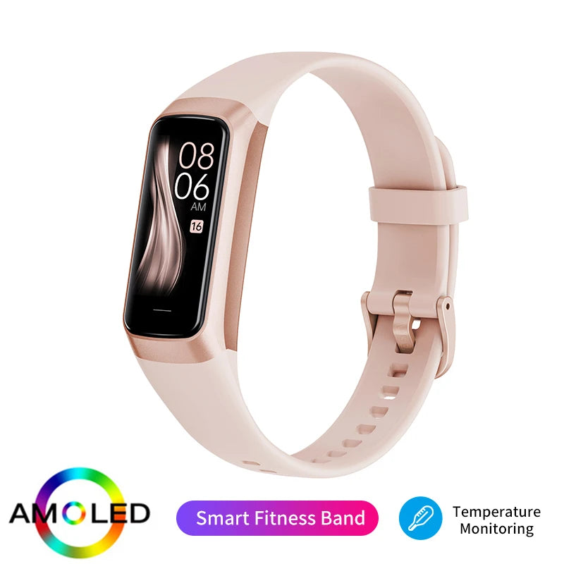 LIGE 1.1" AMOLED Smartwatch – Fitness Tracker for Men & Women