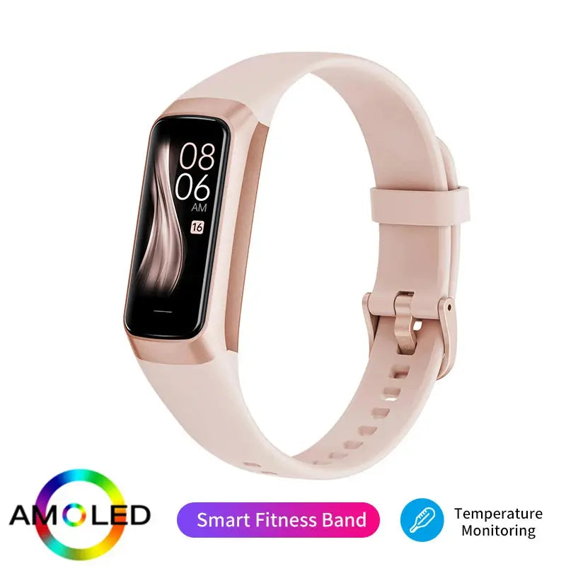 LIGE 1.1" AMOLED Smartwatch – Fitness Tracker for Men & Women