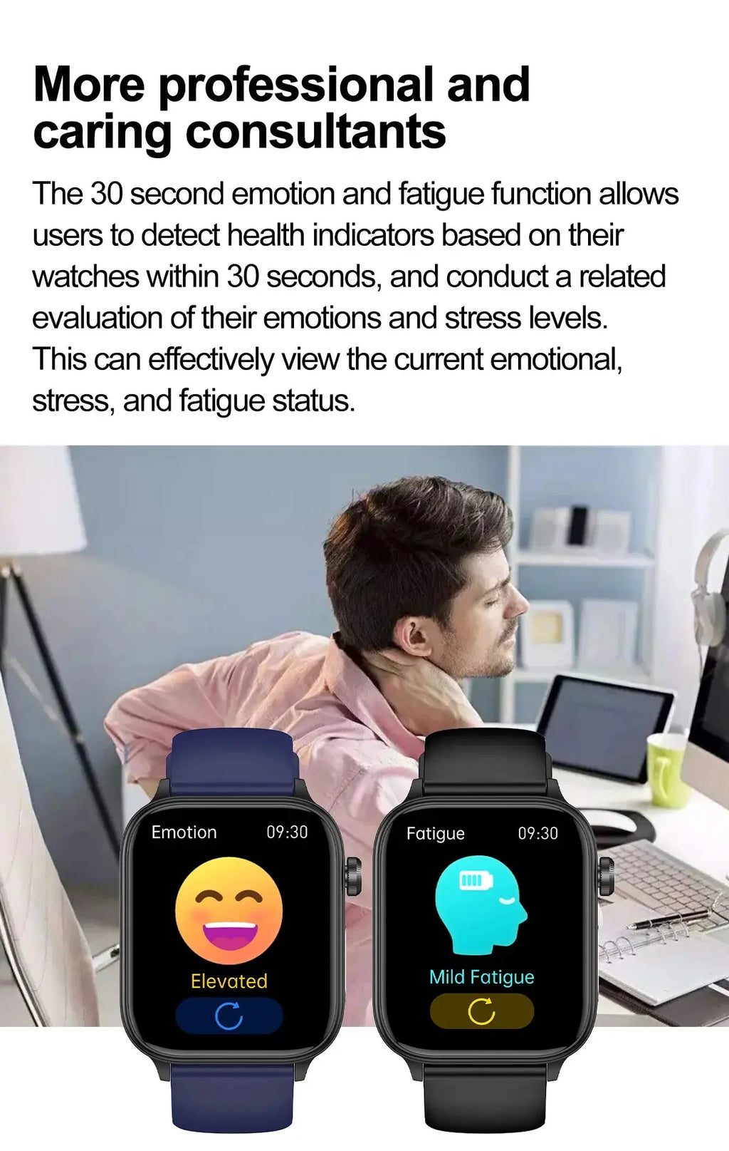 LIGE Smart Watch – ECG+PPG, Blood Lipid & Uric Acid Monitor, BT Call