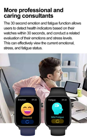 LIGE Smart Watch – ECG+PPG, Blood Lipid & Uric Acid Monitor, BT Call