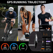 LIGE Smart Watch – Waterproof Fitness Tracker with Heart & BP Monitor