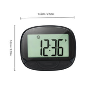 3D Pedometer with Clip – Multi-Function Step Counter & Fitness Tracker